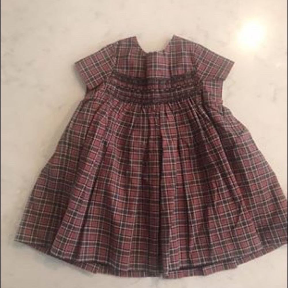 Bonpoint Girls plaid dress